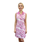Alternate View 1 of Dahlia Dreams Collection: Floral Print Sleeveless Dress
