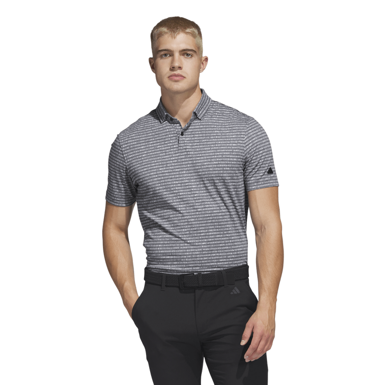 Adidas striped hotsell golf shirts