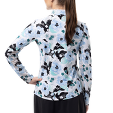 Alternate View 4 of SolTek Lux Camellia Quarter Zip Pullover