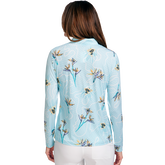 Alternate View 1 of Sunsense Paradise Floral Quarter Zip Pull Over