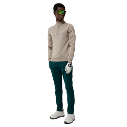 Kian Merino Wool Quarter Zip Sweater