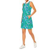 Silvia Par Sleeveless Quarter Zip Dress