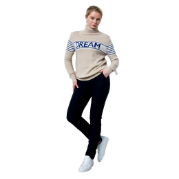 Cozenza Dream Roll Neck Pullover Sweater