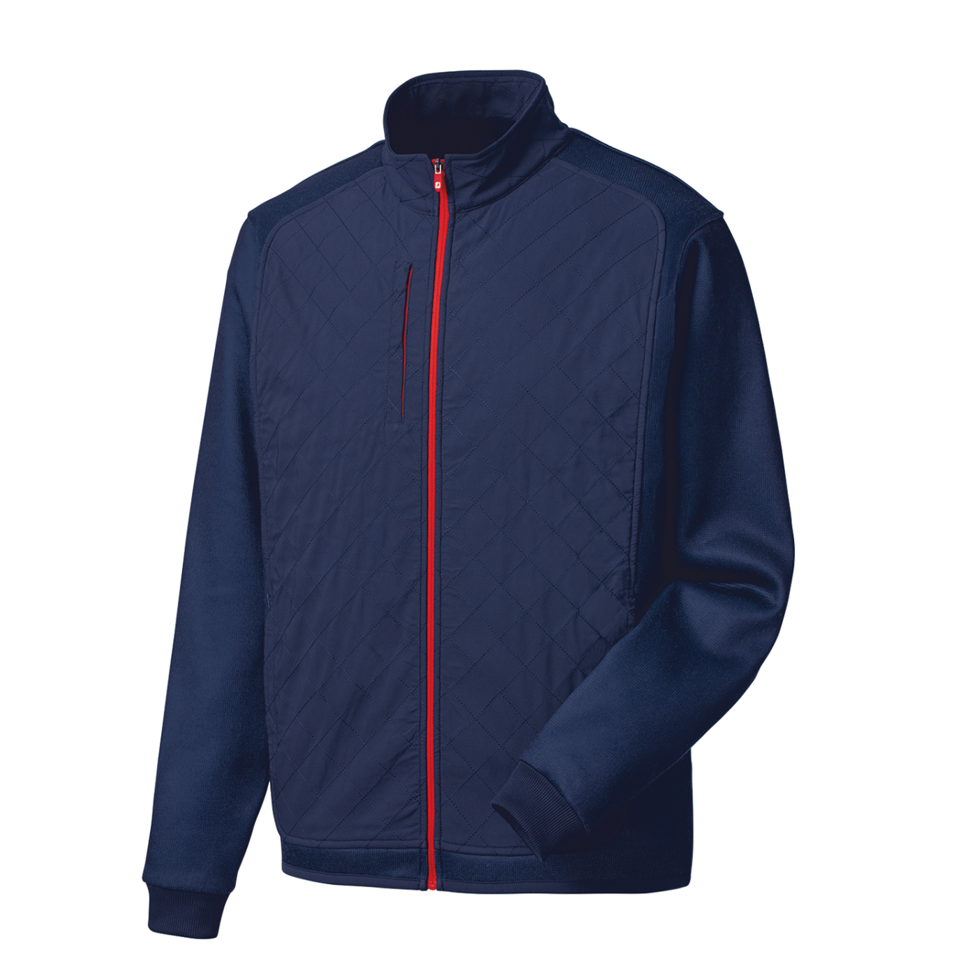 fj fleece quilted jacket