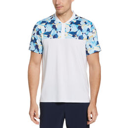 Ball Print Henley Men&#39;s Tennis Shirt