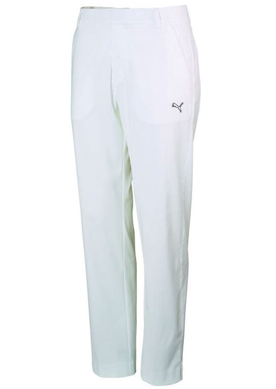 puma white golf trousers