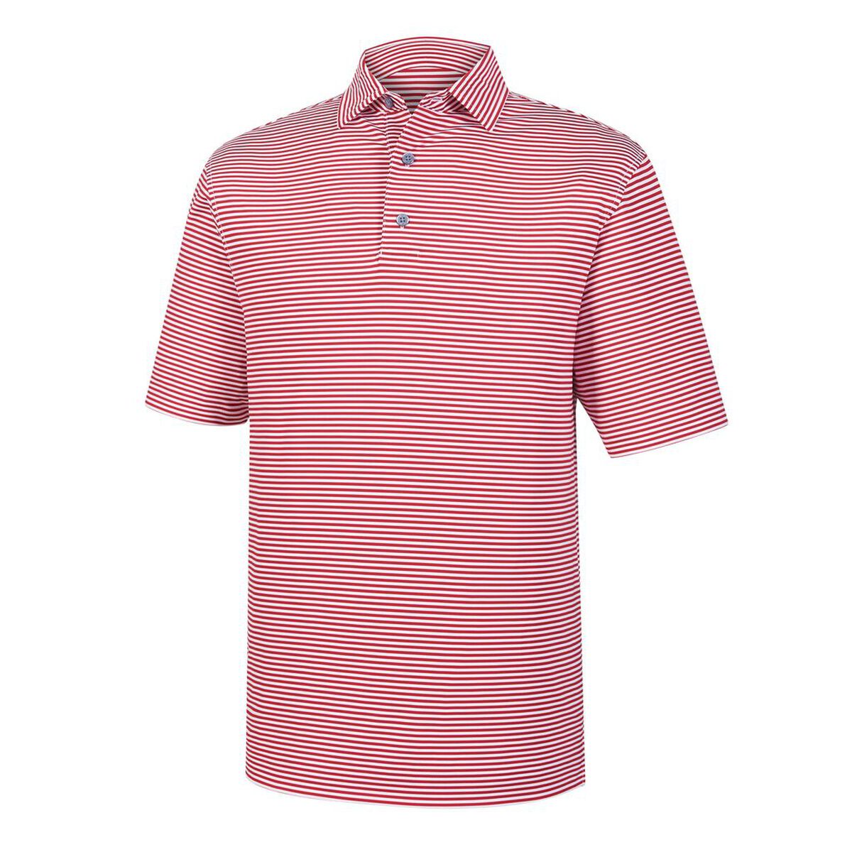 pga tour men's feeder stripe golf polo shirt