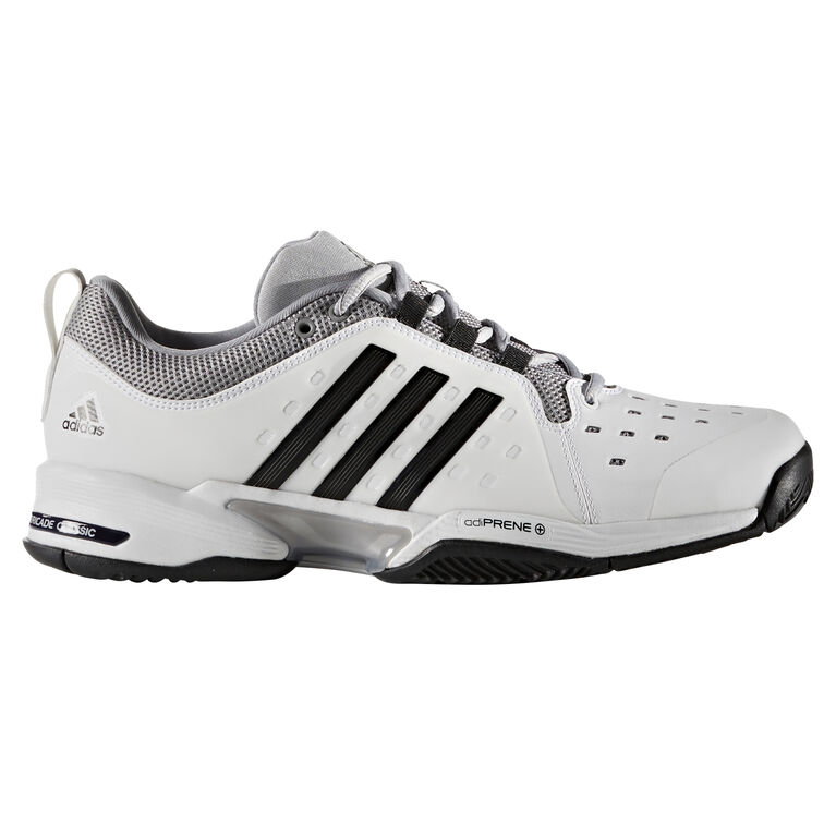 adidas Barricade Classic Wide 4E Men's Tennis Shoe - Black/Silver | PGA ...