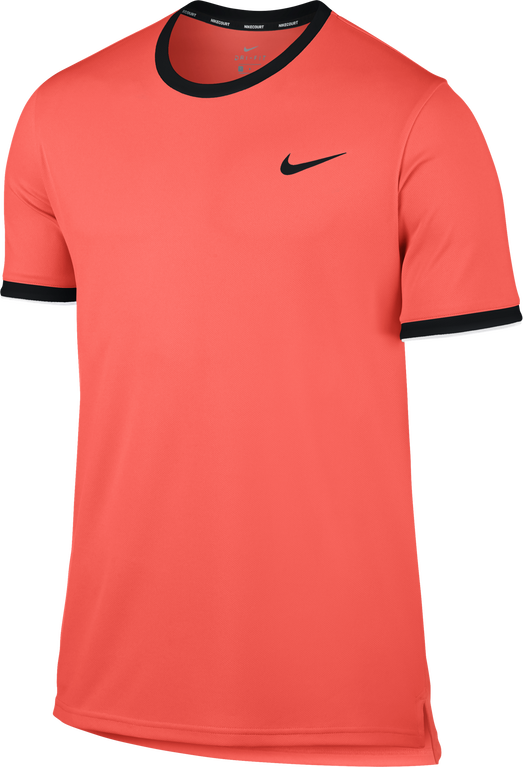 Nike NikeCourt Dry Tennis T Shirt Herren weiß schwarz Nike NikeCourt Dry Tennis T Shirt Herren weiß schwarz