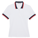 Alternate View 4 of Pique Pleated Collar Short Sleeve Polo Shirt