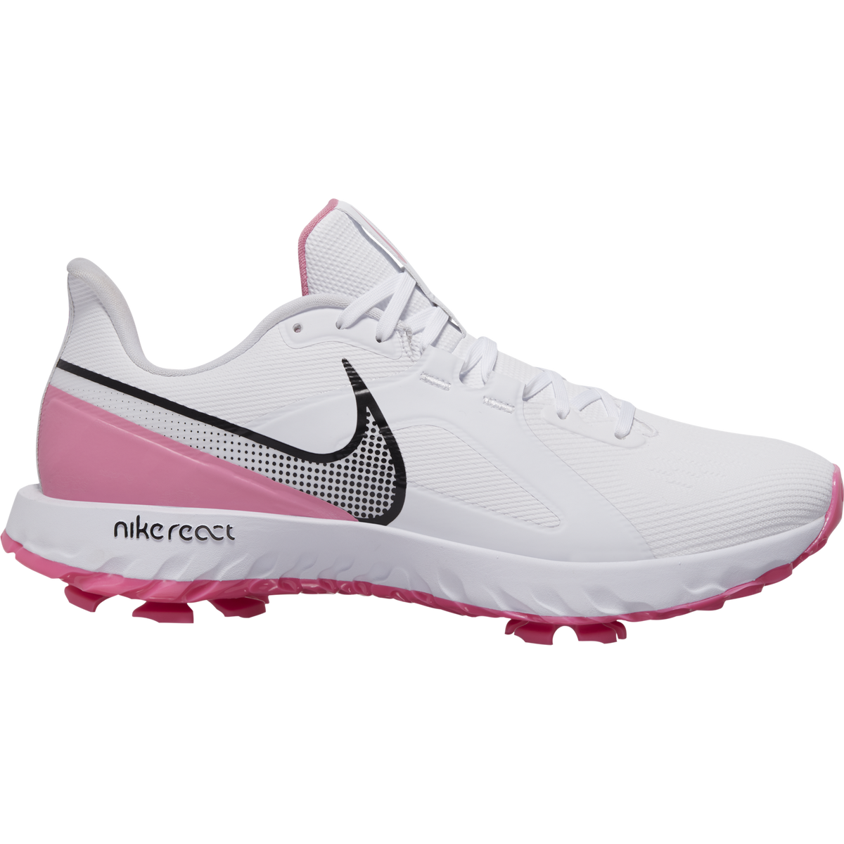 Nike React Infinity Pro Men's Golf Shoe - White/Pink | PGA TOUR Superstore