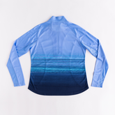 Alternate View 1 of Ombre Stripe Textured Quarter Zip Pull Over