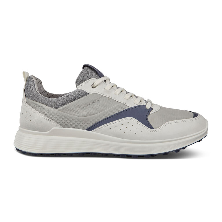Ecco S Casual Men S Golf Shoe White Navy Pga Tour Superstore