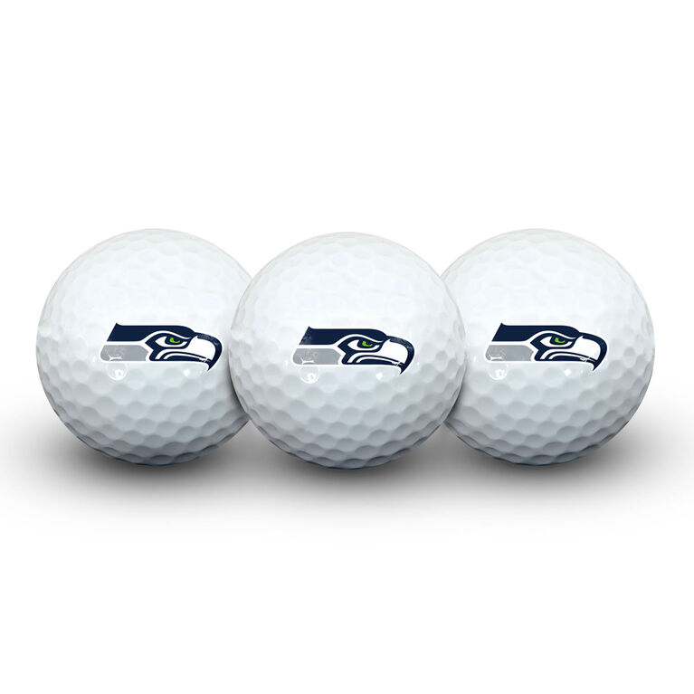 Team Effort Seattle Seahawks Golf Ball 3 Pack