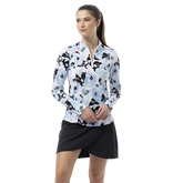SolTek Lux Camellia Quarter Zip Pullover