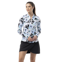 SolTek Lux Camellia Quarter Zip Pullover