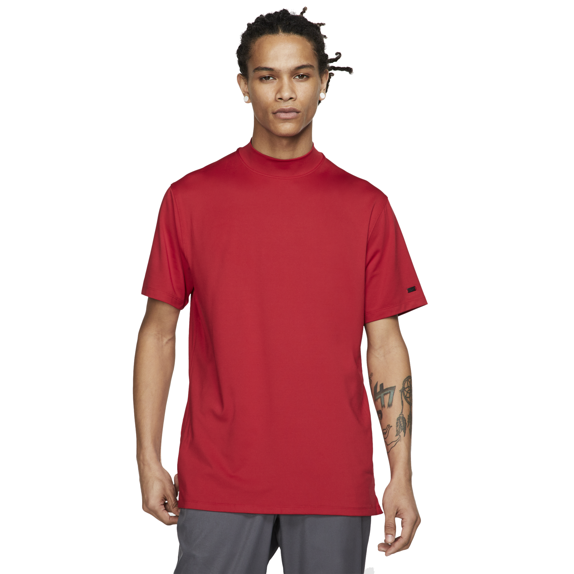 golf mock neck shirts