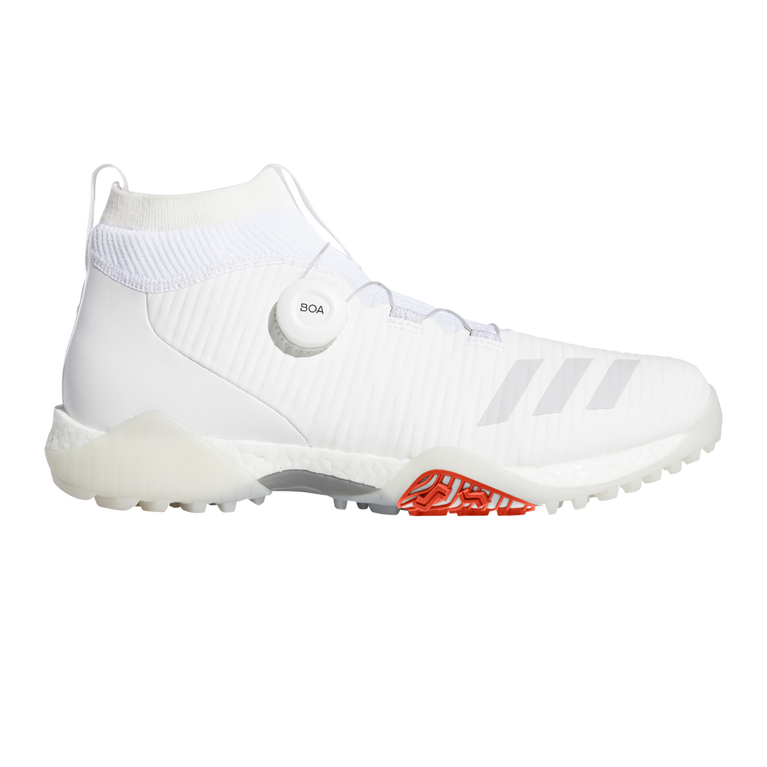 Adidas Codechaos Boa Men S Golf Shoe White Grey Pga Tour Superstore