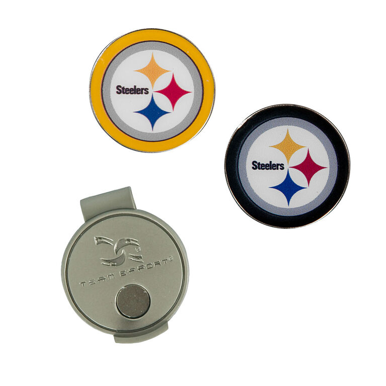 Team Effort Pittsburgh Steelers Hat Clip &amp; Ball Marker