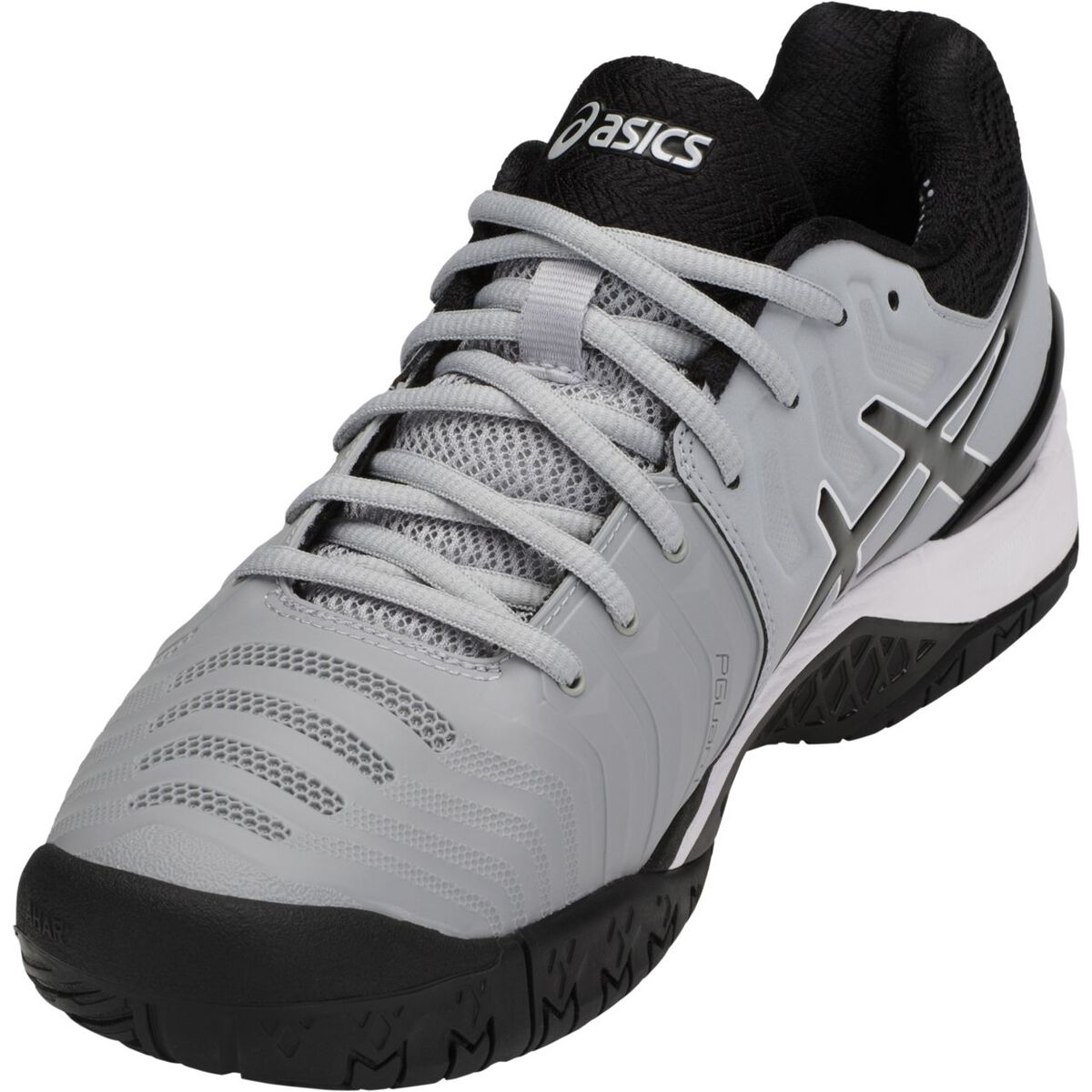 Asics GELResolution 7 Men's Tennis Shoe Grey/Black PGA TOUR Superstore