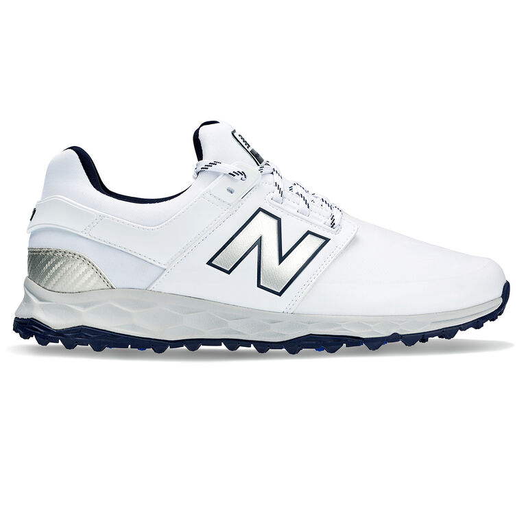 New Balance Fresh Foam LinksSL Men's Golf Shoe - White/Navy | PGA TOUR Superstore
