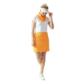 Wild Nature Collection:  Madge Candied Orange 18&quot; Skort