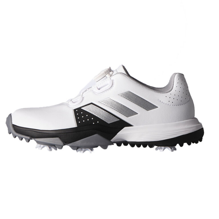 Adidas Junior Adipower BOA Juniors Golf Shoe White/Black