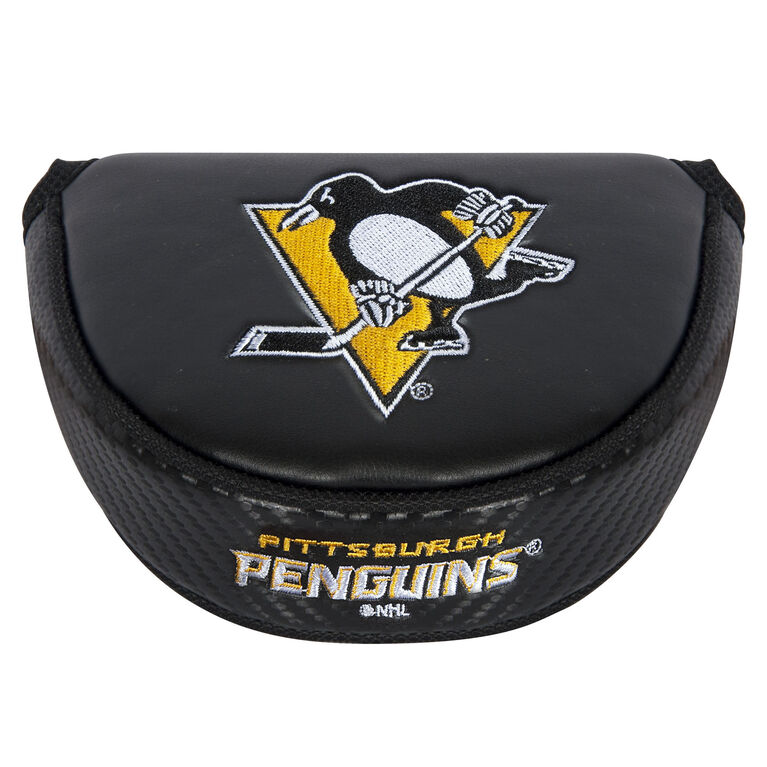 Team Effort Pittsburgh Penguins Black Mallet Putter Cover