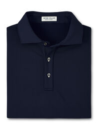Solid Performance Jersey Edwin Spread Collar Polo
