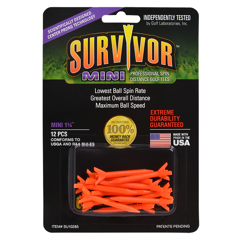 Survivor Mini Tee 1 3/4&quot; 12 Pack