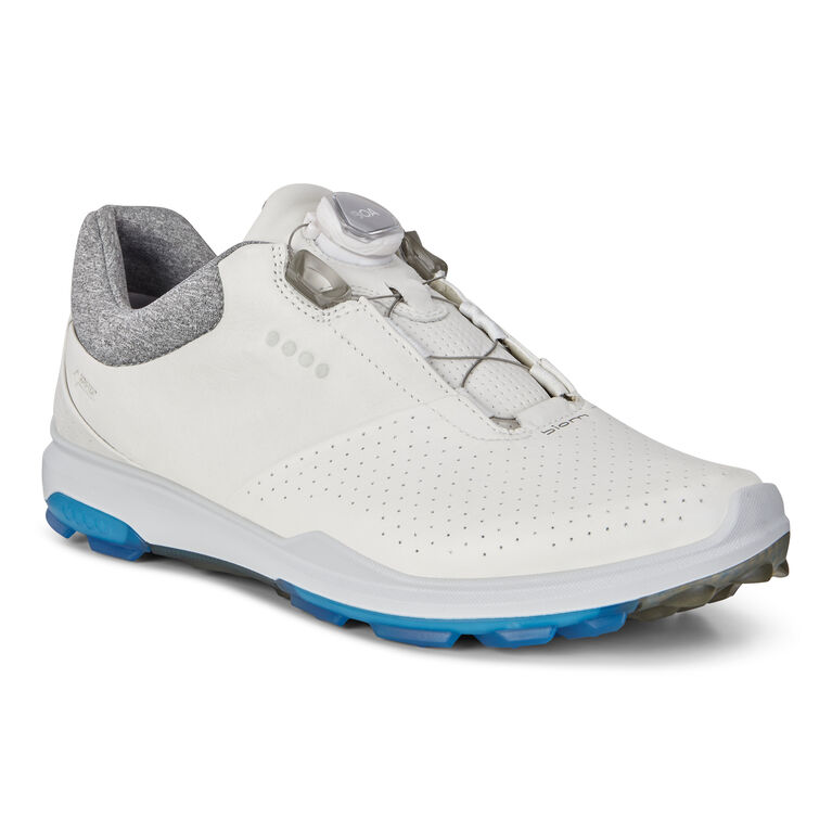 ECCO BIOM Hybrid 3 BOA Men's Golf Shoe - White/Blue