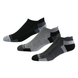 Pro Series Men&#39;s No Show Tab 3-Pack Socks - Grey