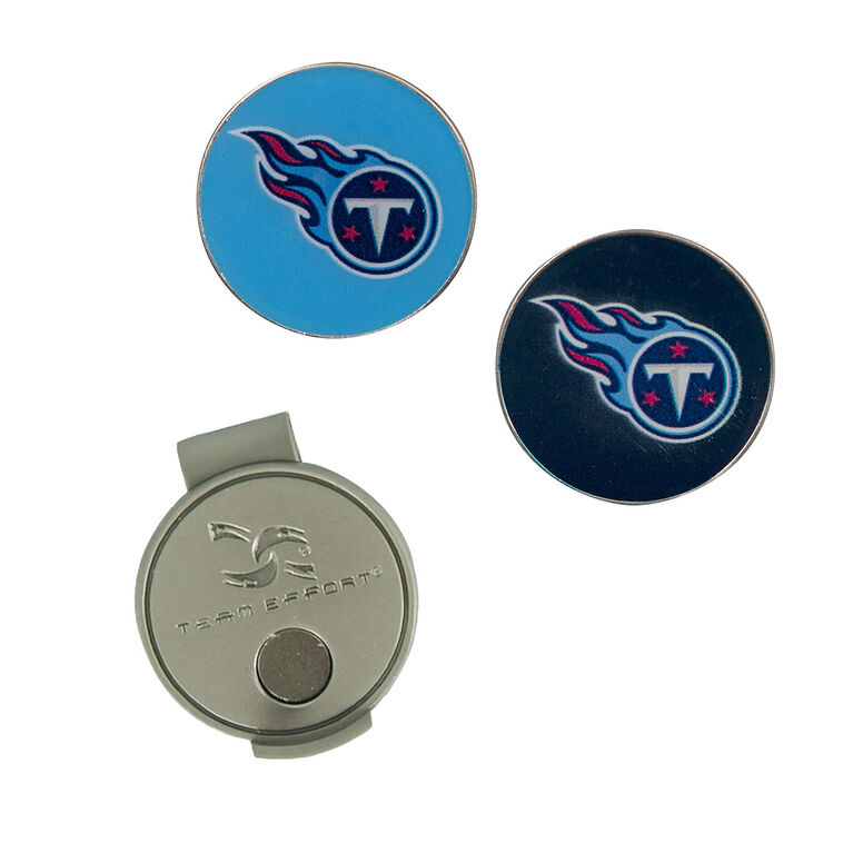 Team Effort Tennessee Titans Hat Clip &amp; Ball Marker