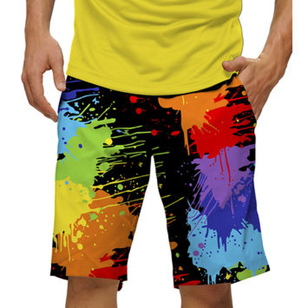 Loudmouth Paint Balls Shorts Shop Quality Loudmouth Men's Golf Apparel