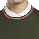 Alternate View 3 of Striped Ringer Crewneck Sweater
