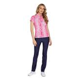 Alternate View 1 of Soaring Symphony Collection: Dasha Spotted Short Sleeve Top