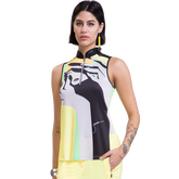 Zest Collection: Incognito Print Sleeveless Top