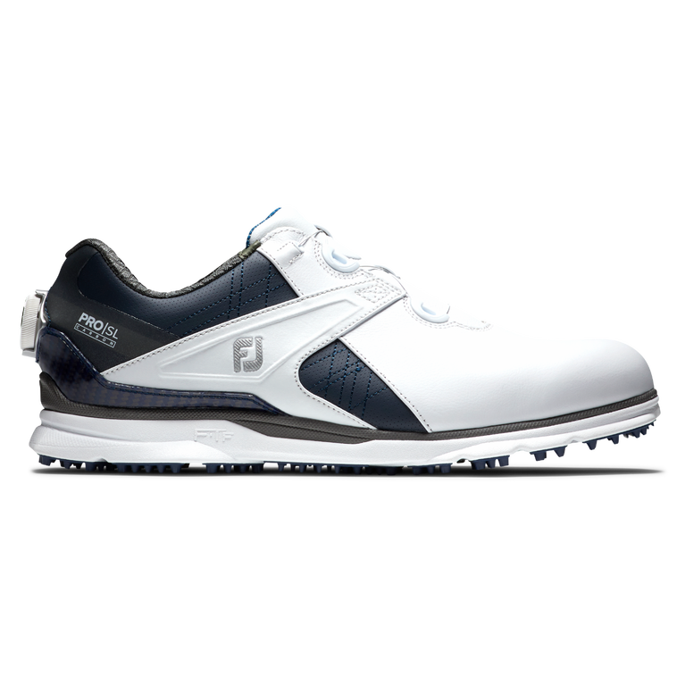 Pro|SL Carbon BOA Men's Golf Shoe - White/Navy (Previous Season Style)
