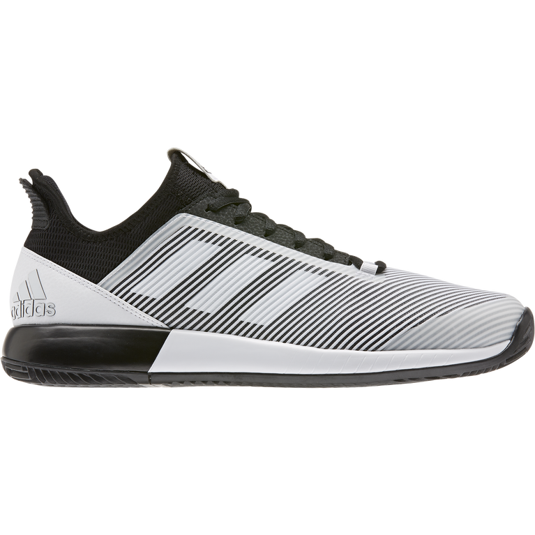 Adidas Adizero Defiant Bounce Men'sTennis Shoes - White/Black | PGA TOUR Superstore