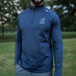 UNRL X Barstool Golf Crossed Tees Elite Quarter Zip II