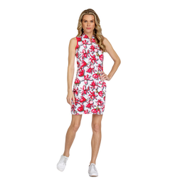 Garden Escape Collection: Rosalva Floral Sleeveless Golf Dress