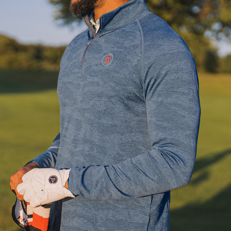 Barstool Sports UNRL X Barstool Sports Seamless Rival Camo Quarter Zip