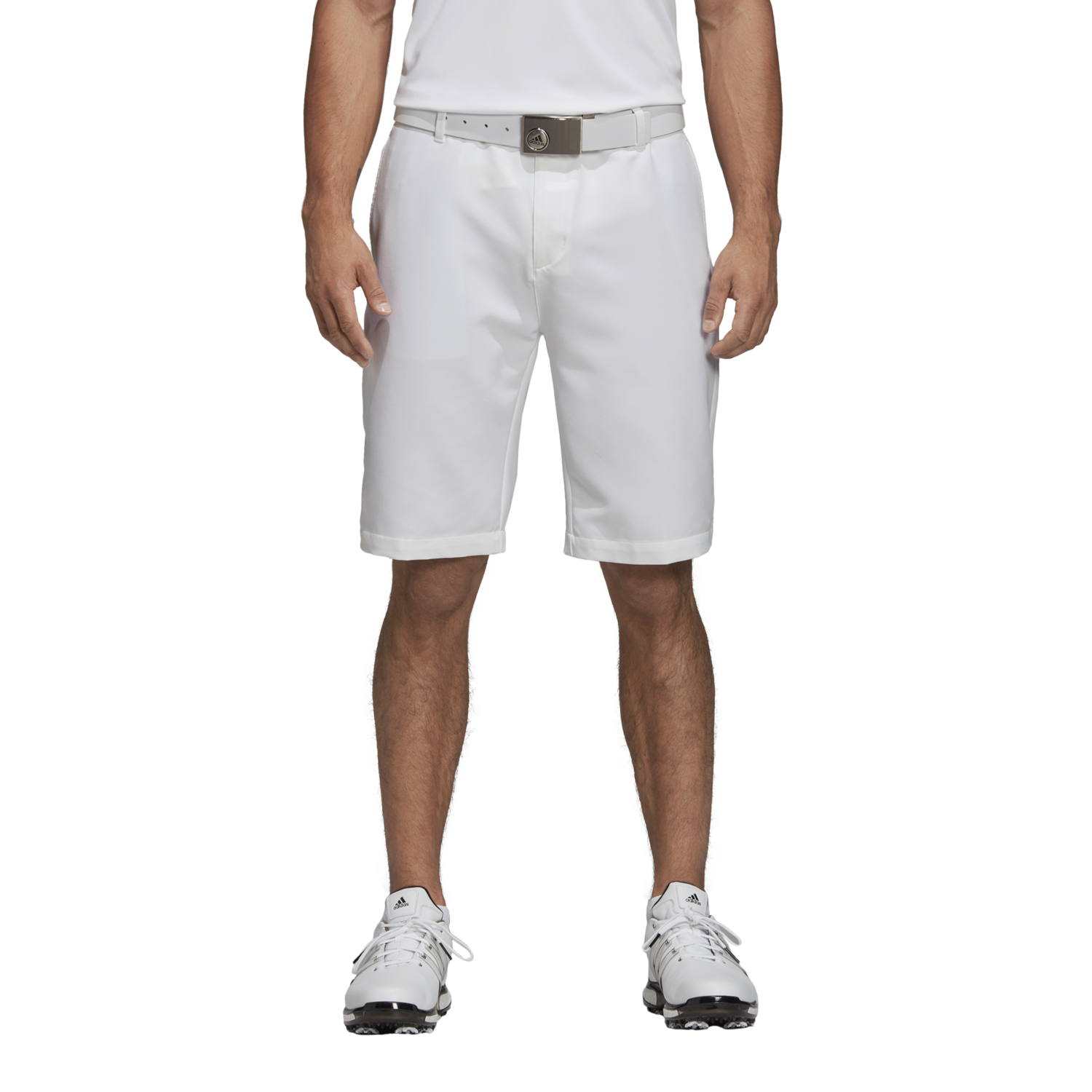 men's adidas 3 stripe golf shorts