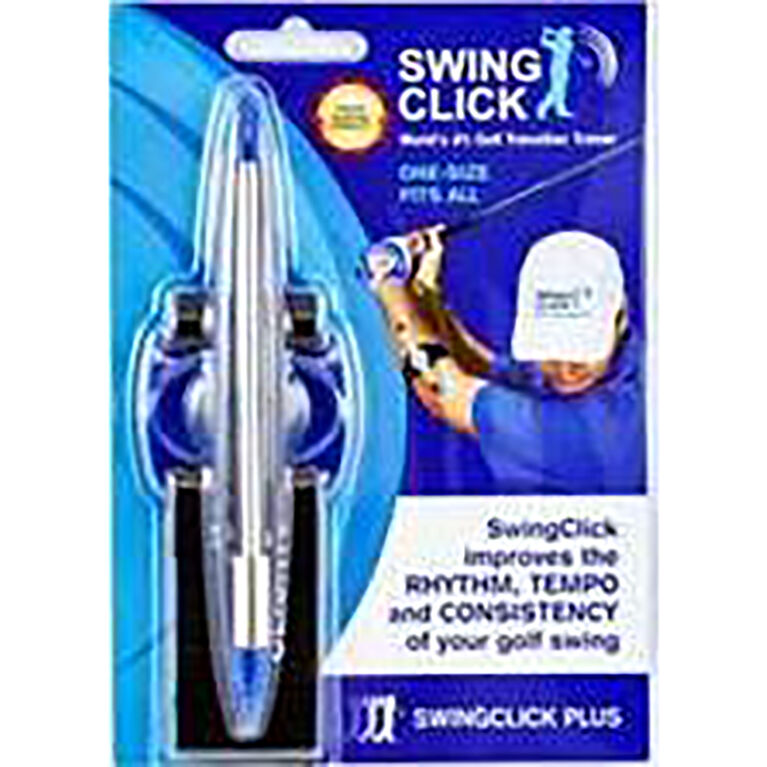 Golf Gifts &amp; Gallery Swing Click Plus Blue in package