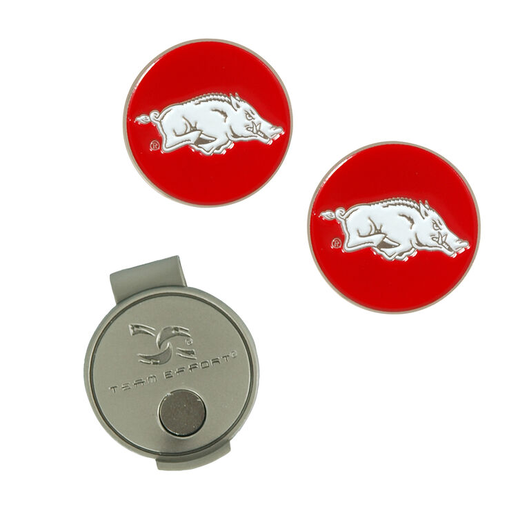 Team Effort  Arkansas Hat Clip