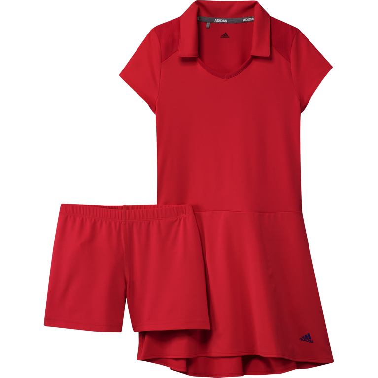 Adidas Girls Short Sleeve Ruffled Golf Dress PGA TOUR Superstore