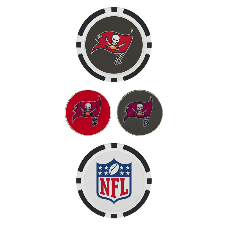 Team Effort Tampa Bay Buccaneers Ball Marker Set