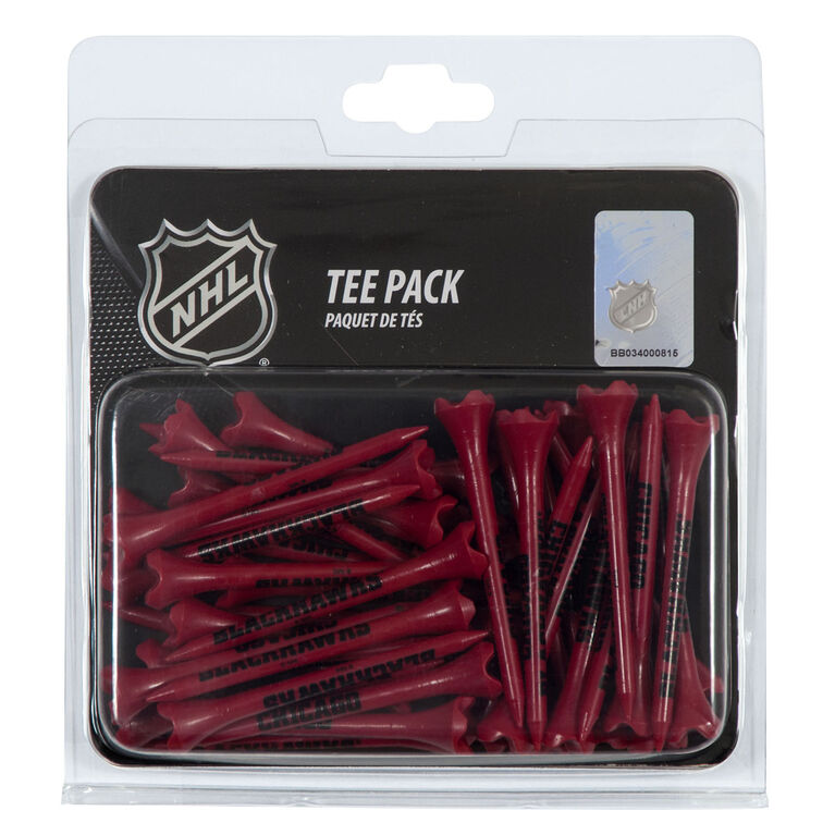Chicago Blackhawks 2-3/4&quot; Tee 40-Pack