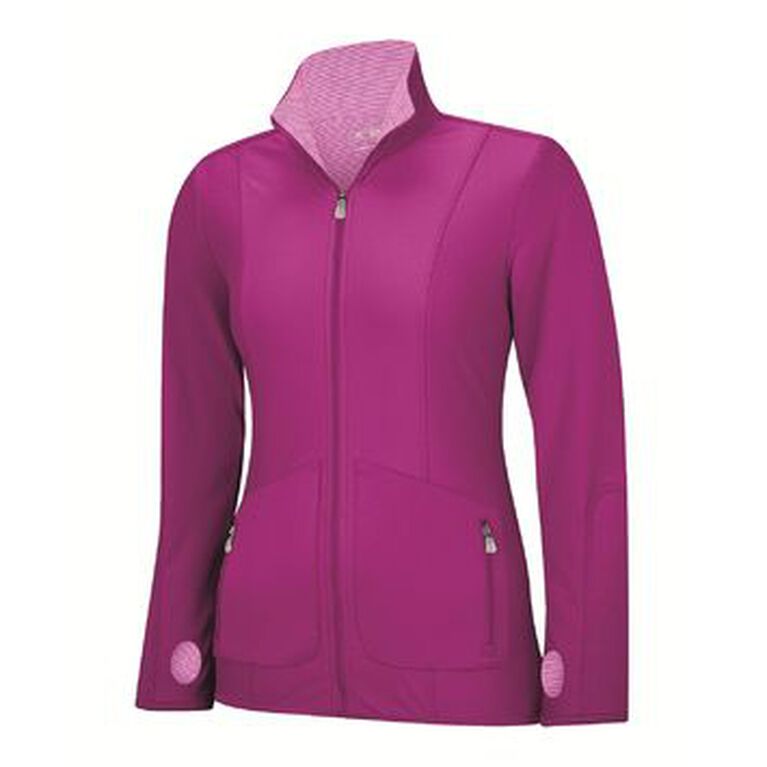 adidas Full Zip Climalite Textured Knit Jacket | PGA TOUR ...
