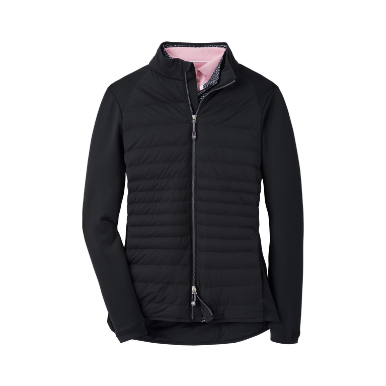 Merge stretch full top zip hybrid jacket